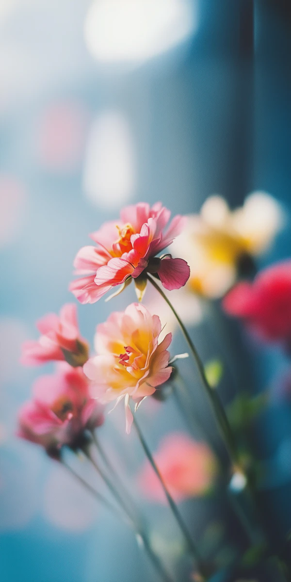 Delicate Flowers Close-Up