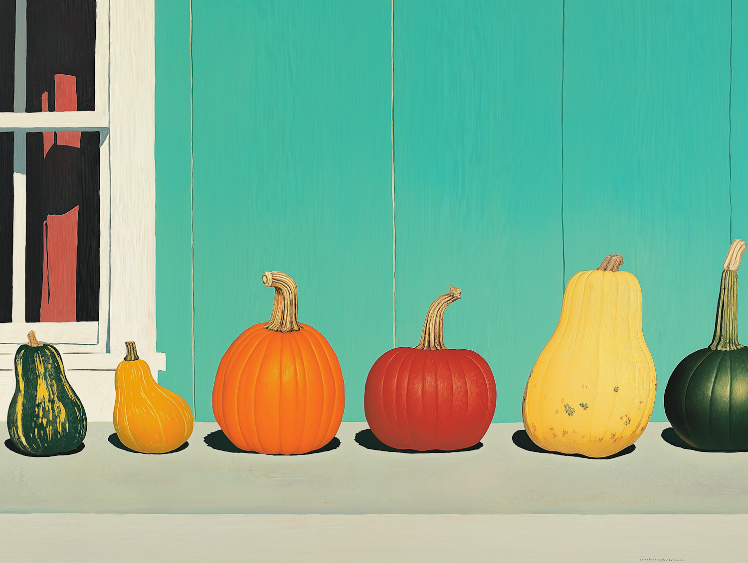 Autumn Gourds and Pumpkins