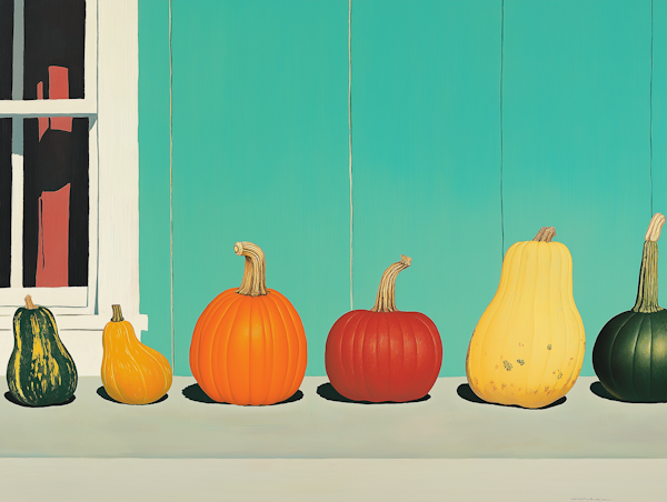 Autumn Gourds and Pumpkins