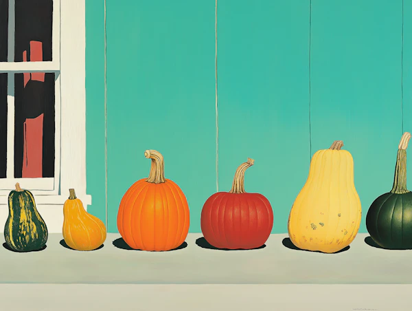 Autumn Gourds and Pumpkins
