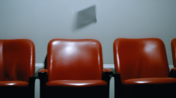 Red Retro Chairs Scene