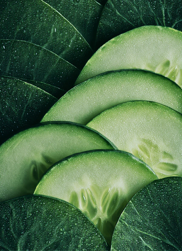 Fresh Cucumber Close-Up