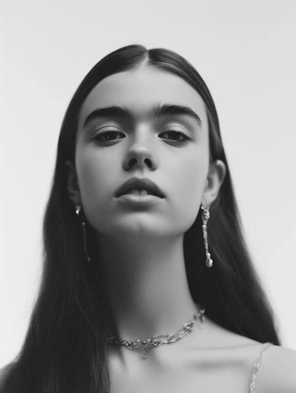 Black-and-White Portrait
