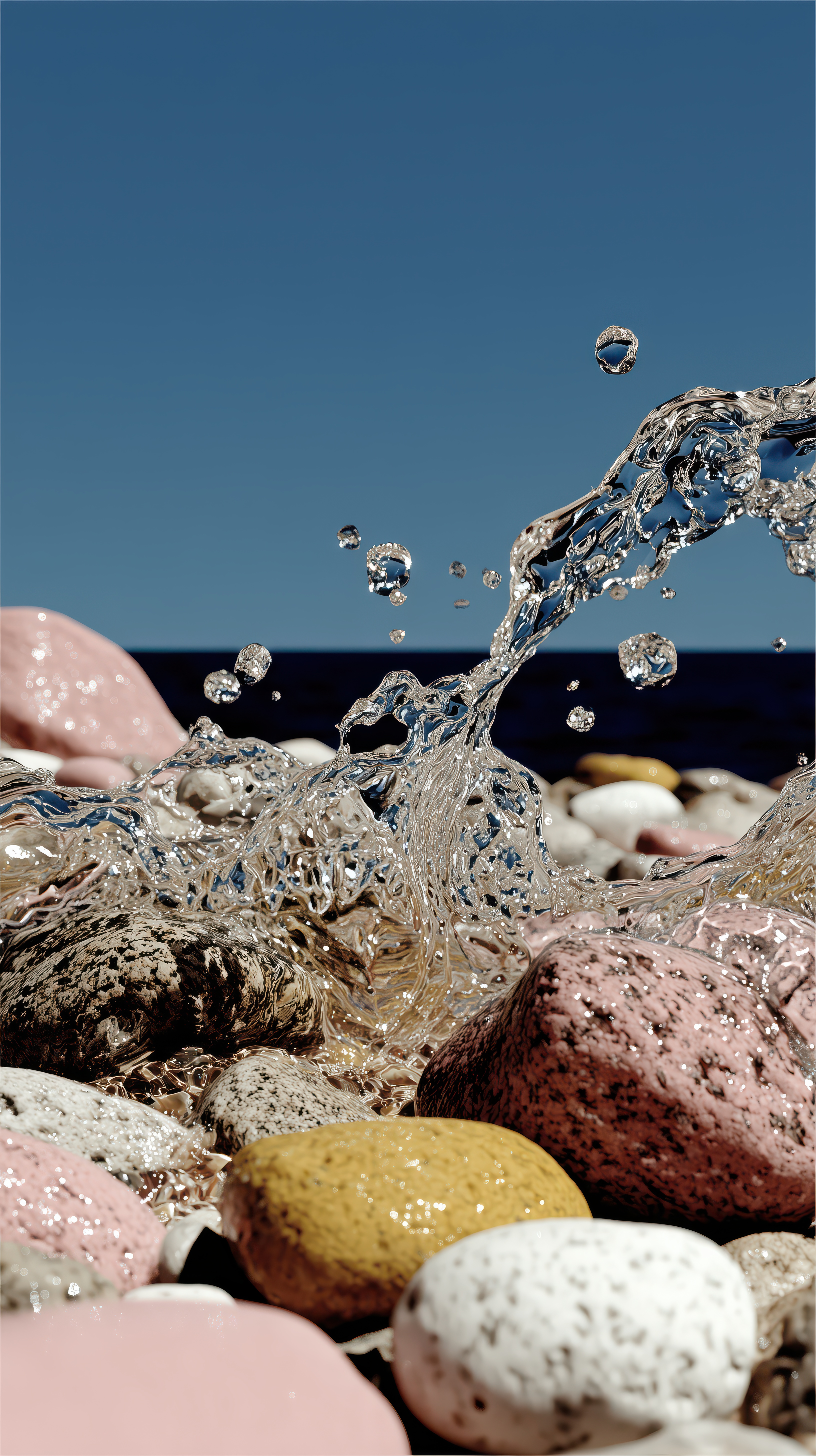 Colorful Beach Stones