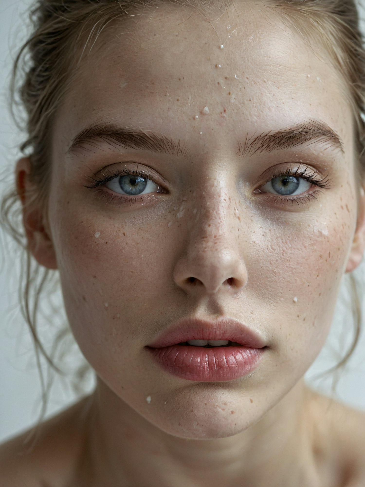 Close-up Portrait of a Human Face