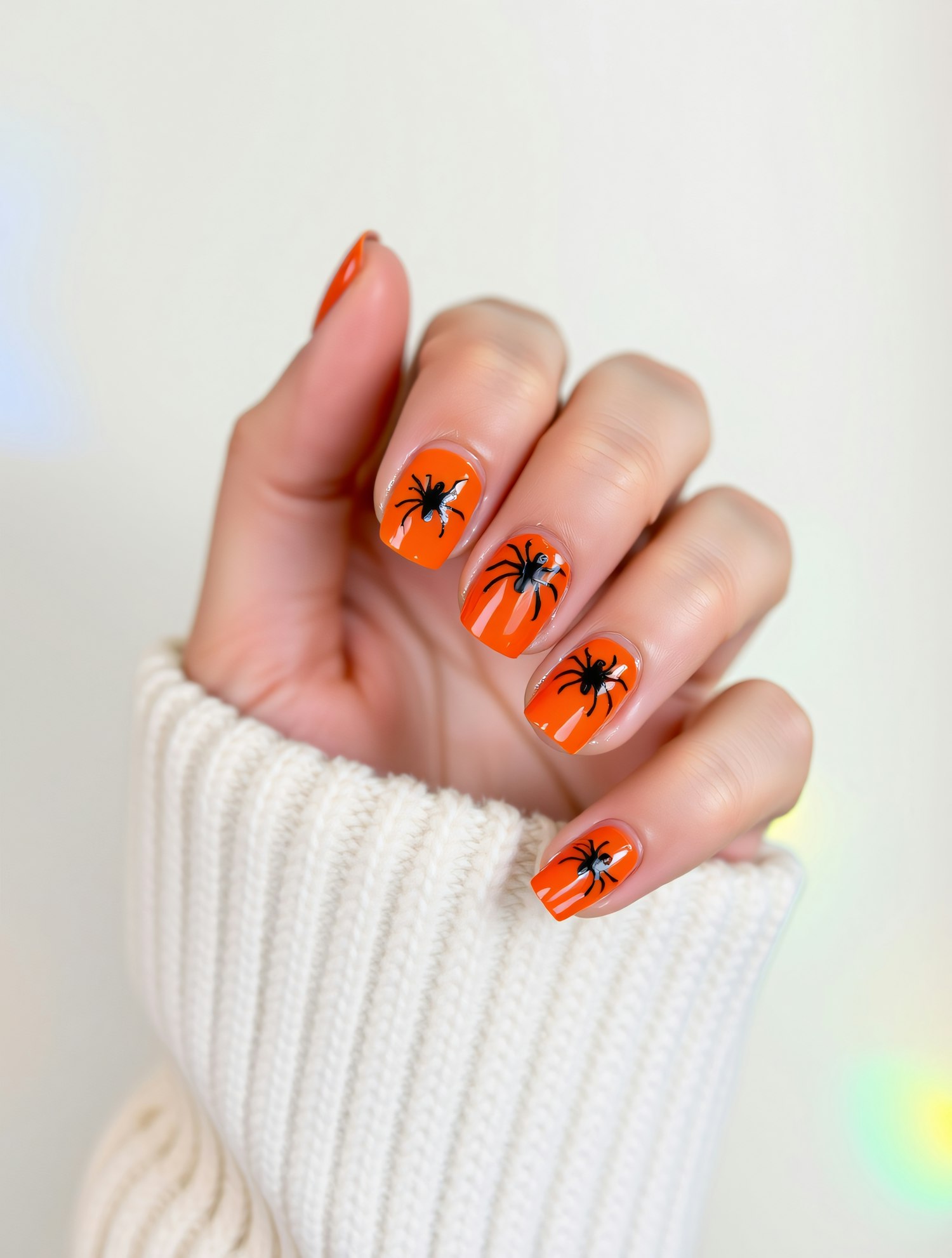 Halloween Nail Art Close-Up