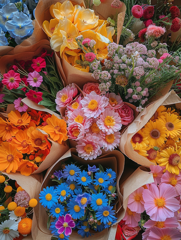 Vibrant Flower Bouquets