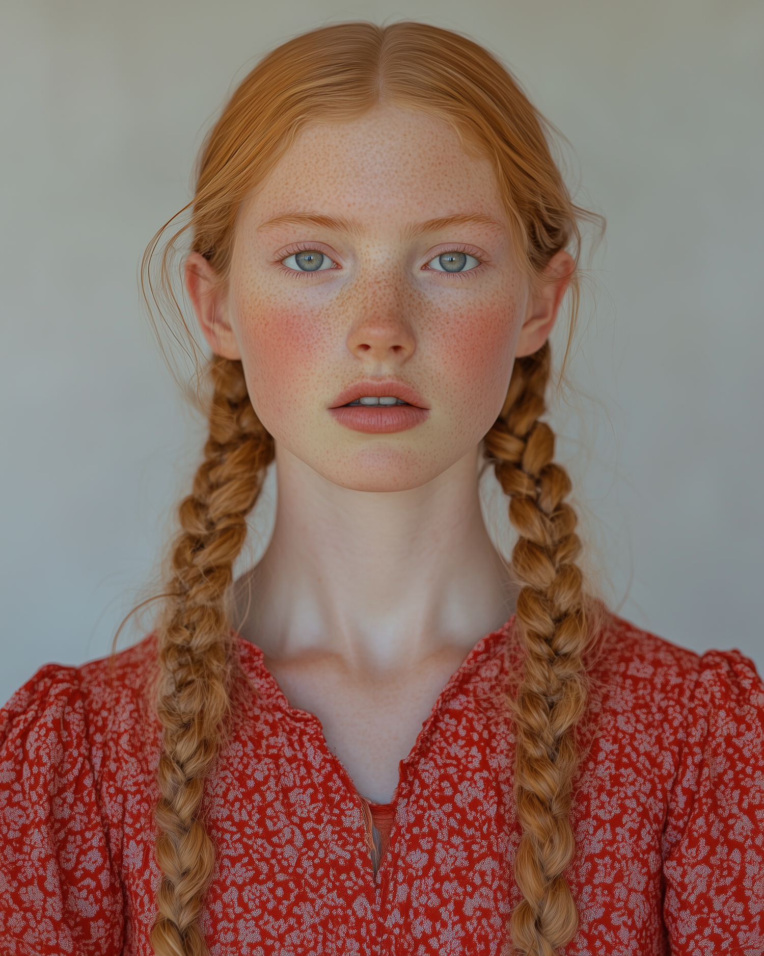 Portrait of a Young Woman with Red Hair