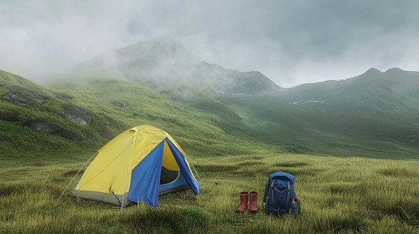 Serene Camping Scene