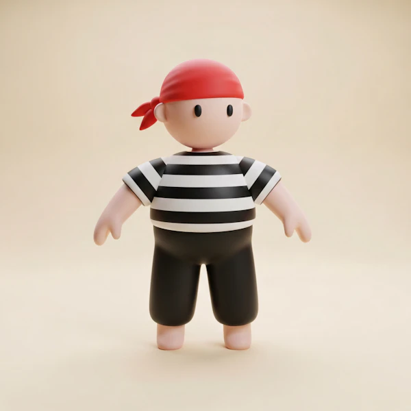 Cartoon Character Render