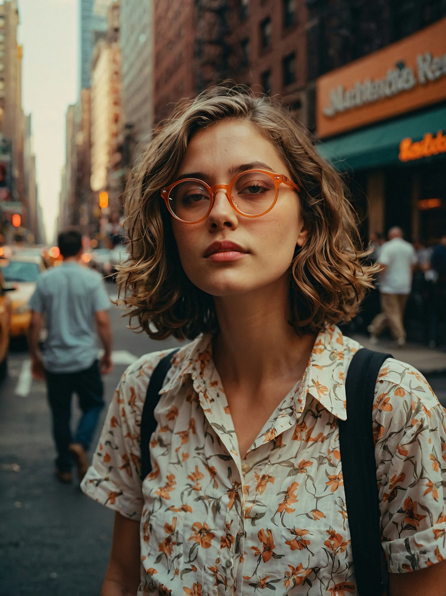 Young Woman in Urban Setting