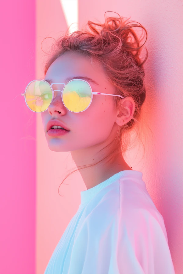 Dreamy Freckled Portrait