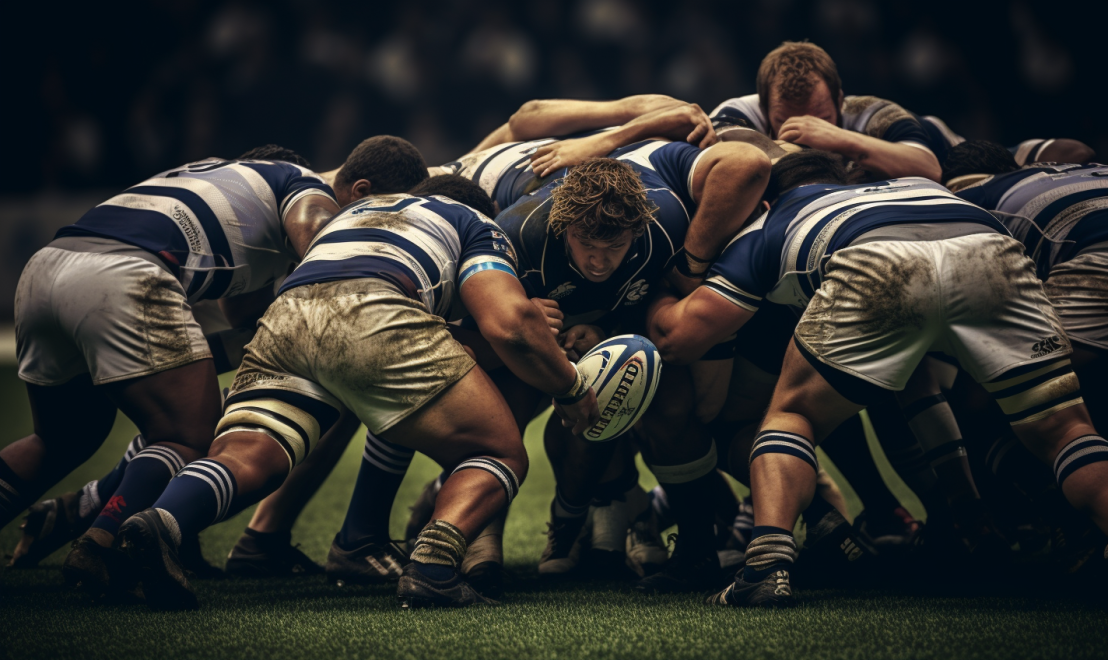 Scrum Intensity Photo on Lummi