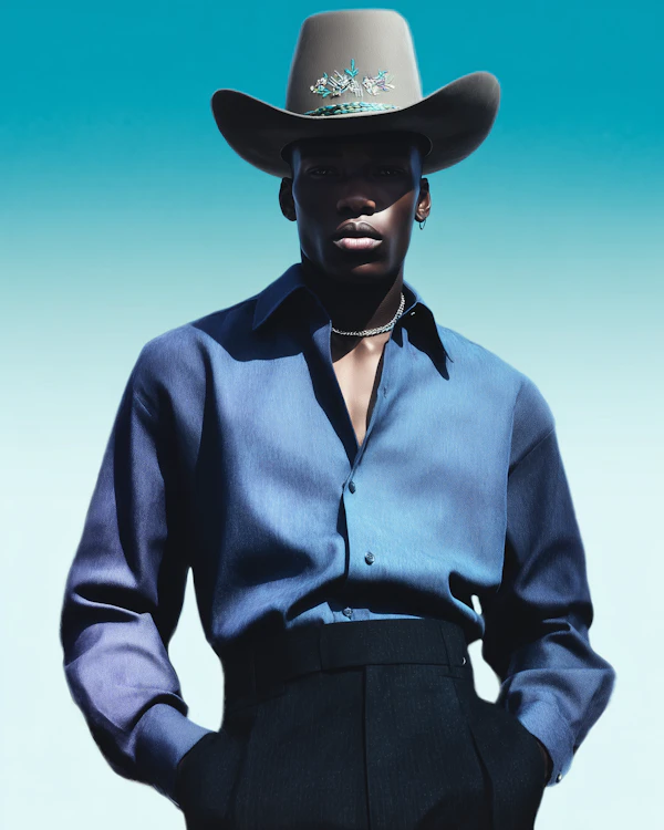 Stylish Hat Portrait