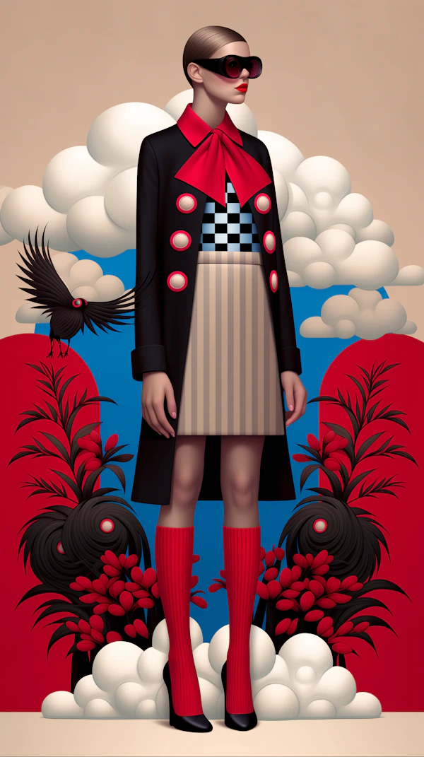 Stylish Surreal Portrait