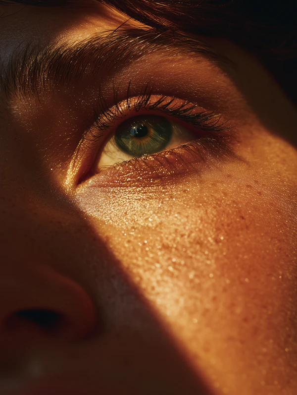 Close-Up of Green Eye