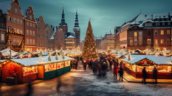 Historic Christmas Market Aglow