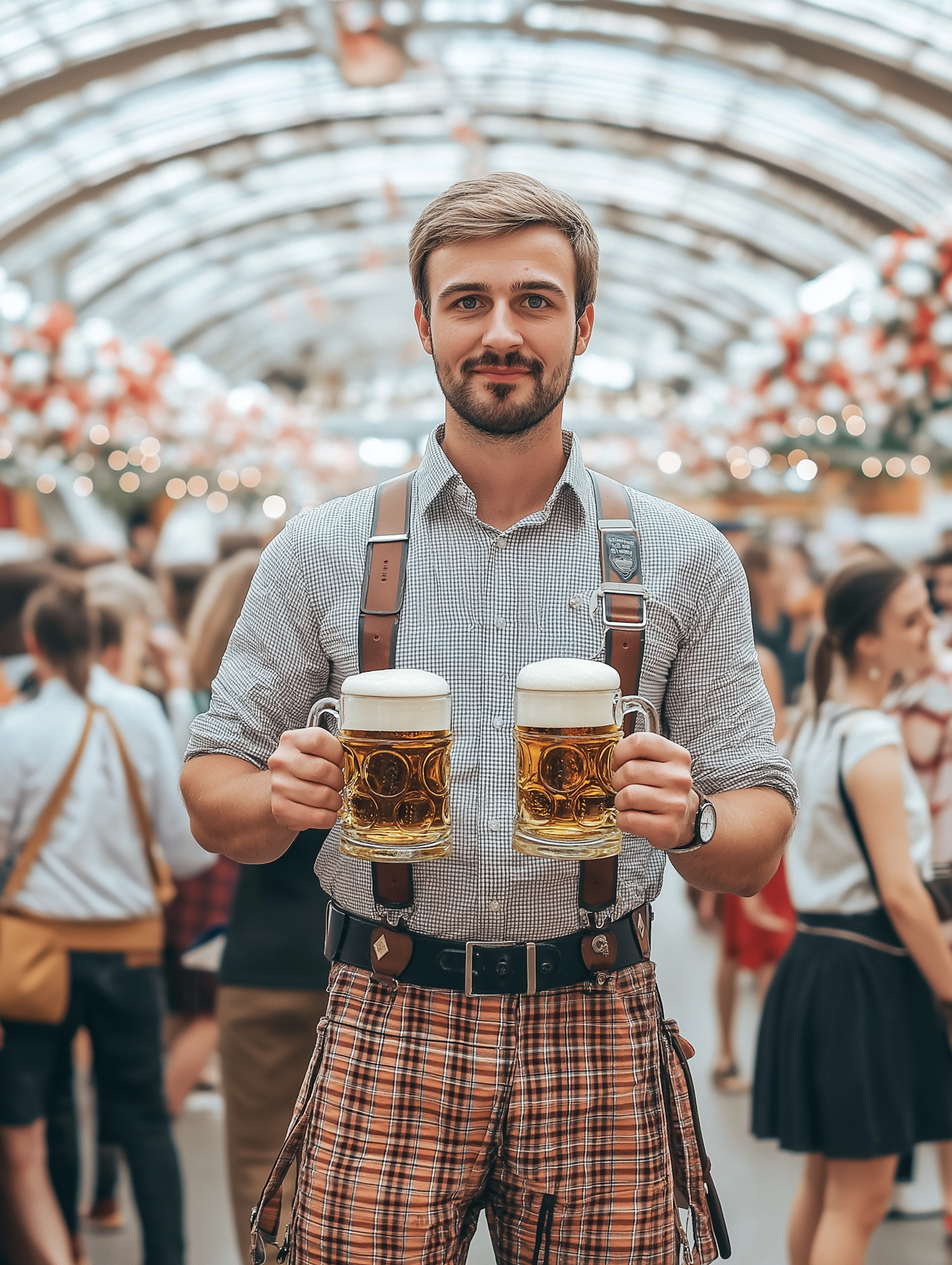 Man at Oktoberfest