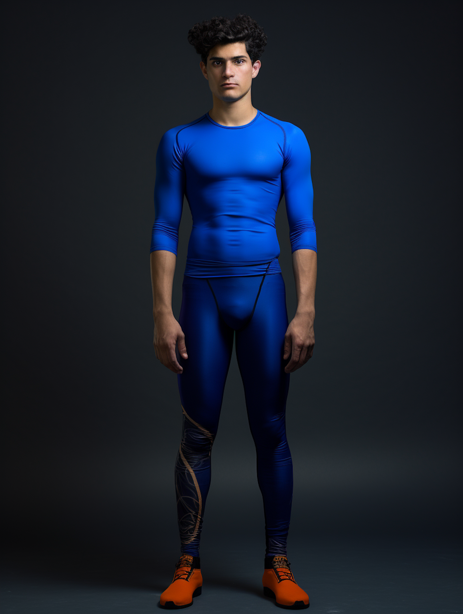 Athletic Prowess in Blue