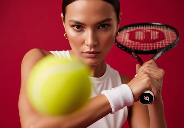 Tennis Action Shot
