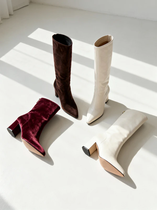Stylish Boots Display