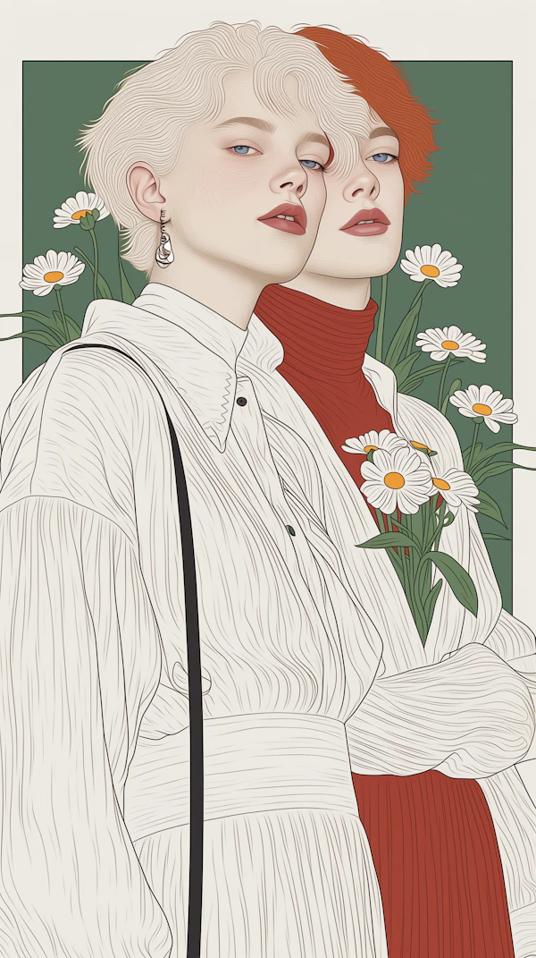 Stylized Duo Portrait