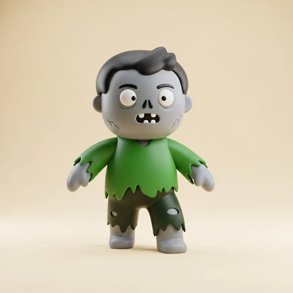 Cartoon Zombie Character