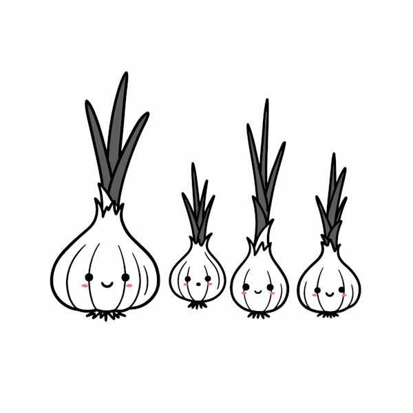 Smiling Onion Family