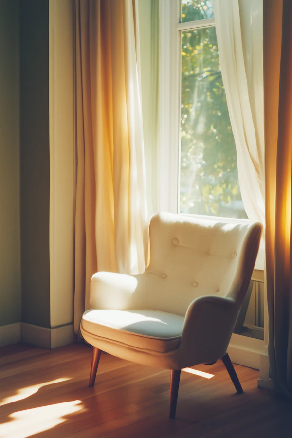 Cozy Interior Scene with Armchair