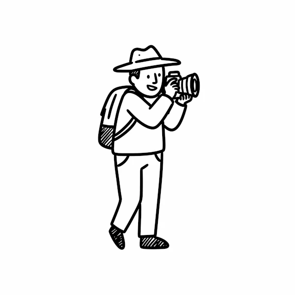 Cartoon Photographer