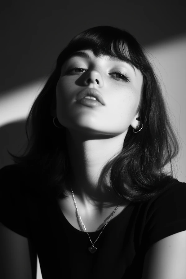Serene Portrait of a Young Woman