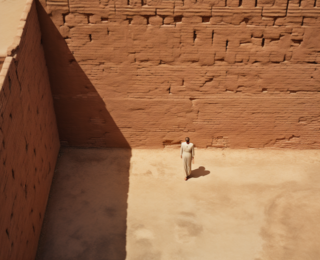 Solitary Pilgrimage in the Desert Canyons