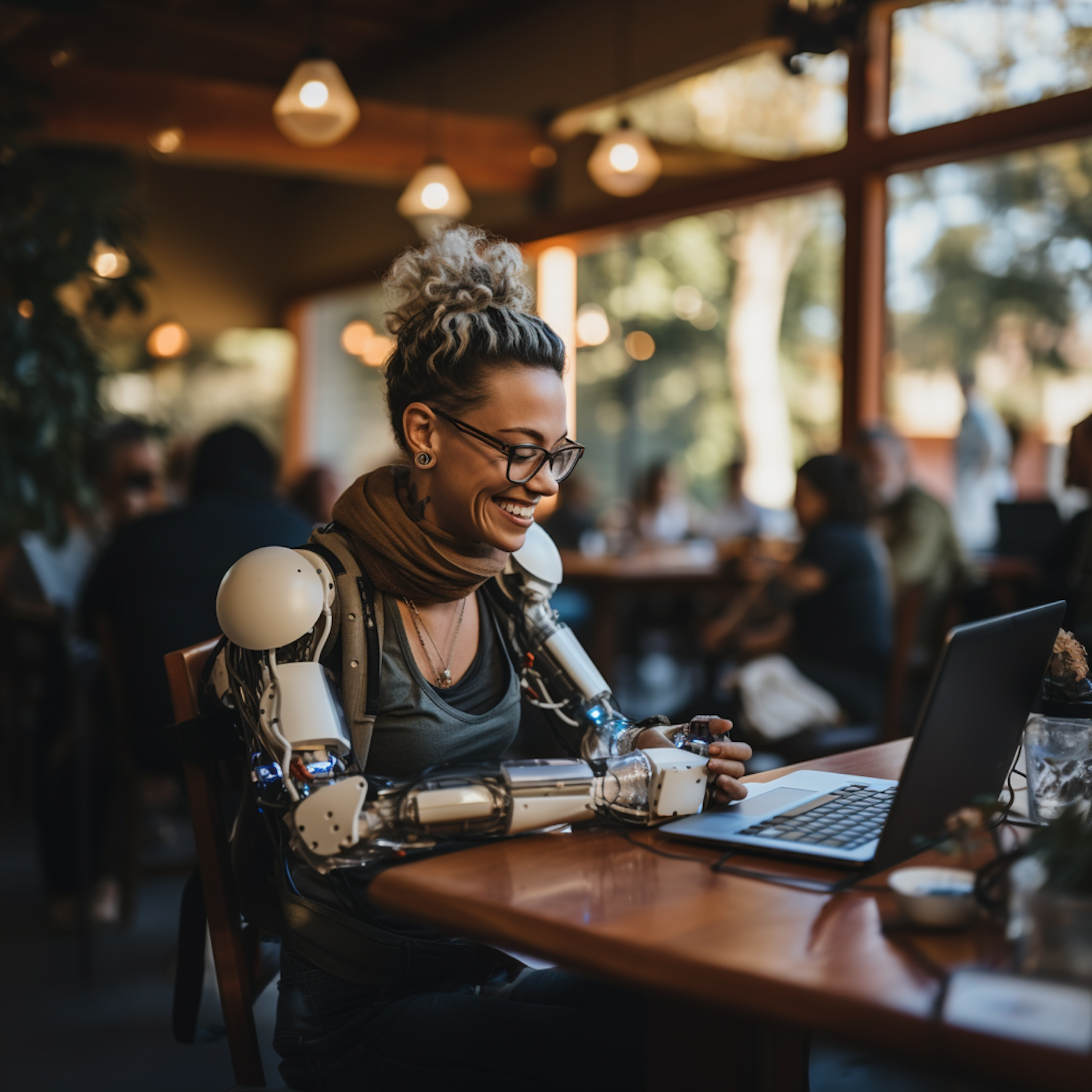 Tech-Enabled Joy at the Cafe