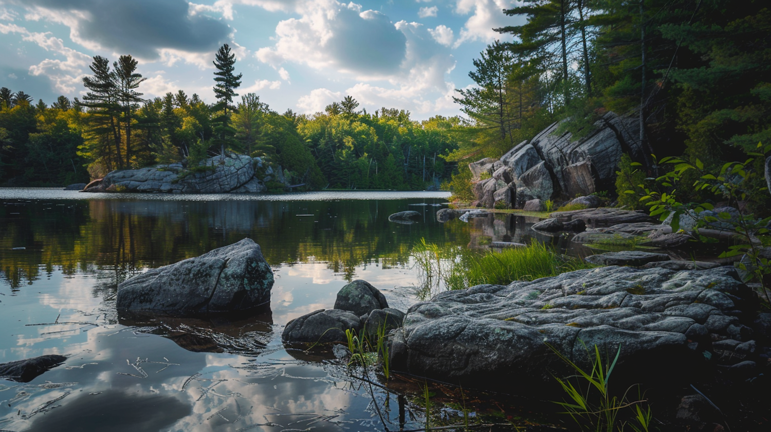 Serene Lake Landscape