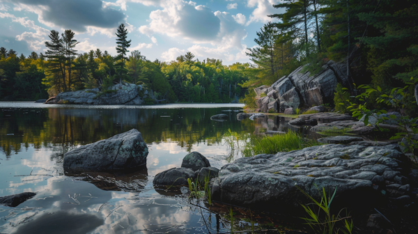 Serene Lake Landscape