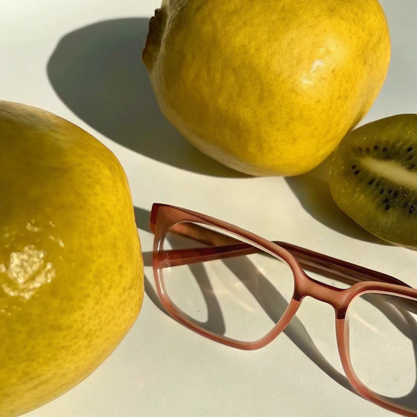 Minimalist Fruit Scene
