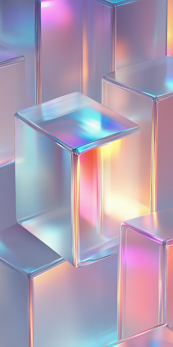 Translucent Cubes Art