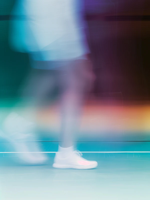 Blurred Motion Sneakers