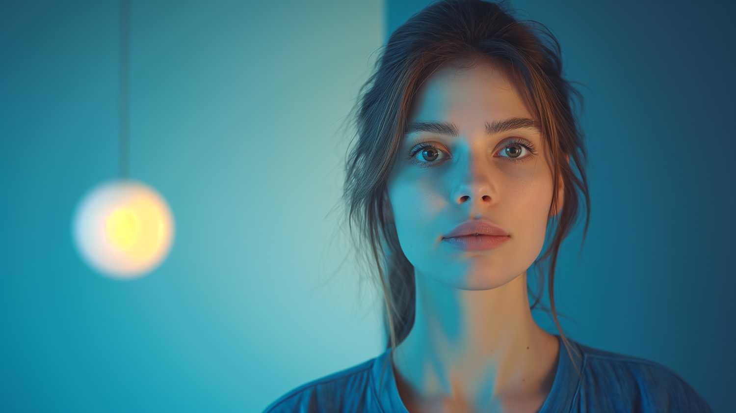 Serene Portrait of Young Woman