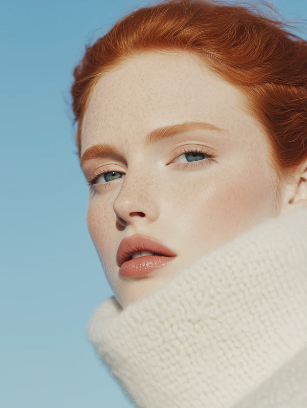 Portrait of a Person with Red Hair