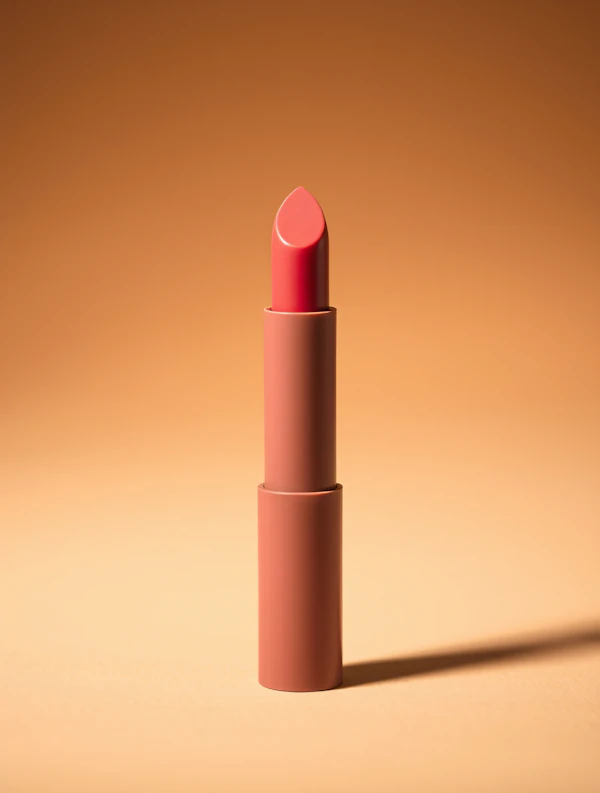 Lipstick Against Gradient Background