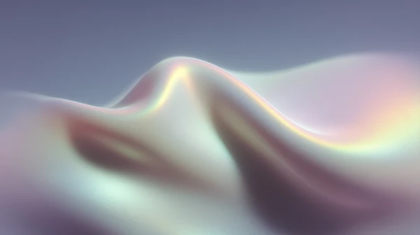 Iridescent Abstract Waves