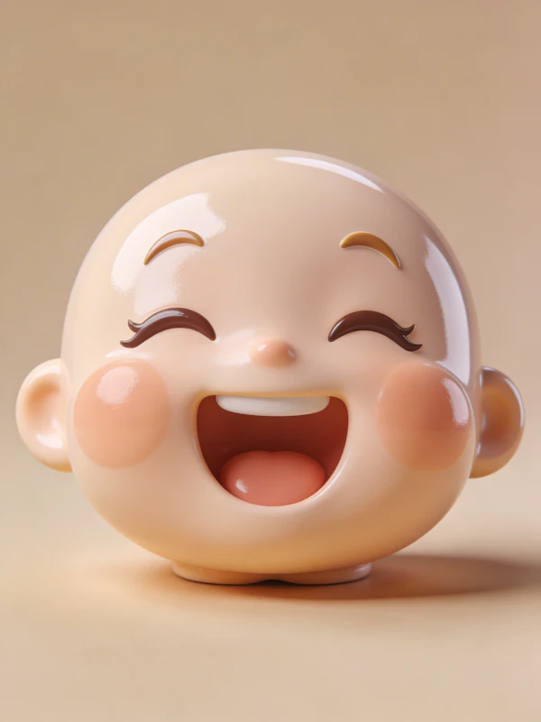Cheerful Cartoon Face