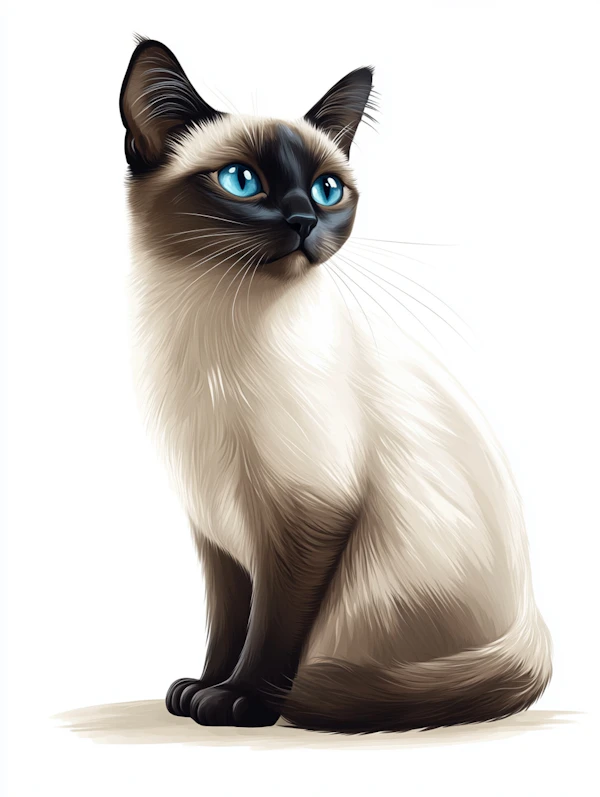 Elegant Siamese Cat