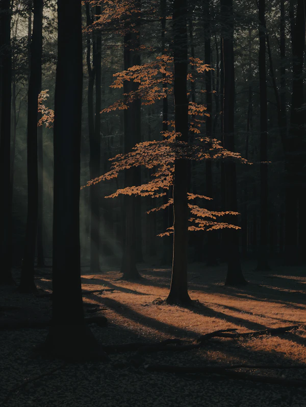 Serene Autumn Forest