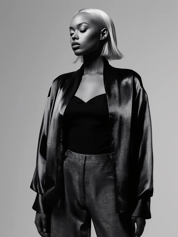 Stylish Monochrome Portrait