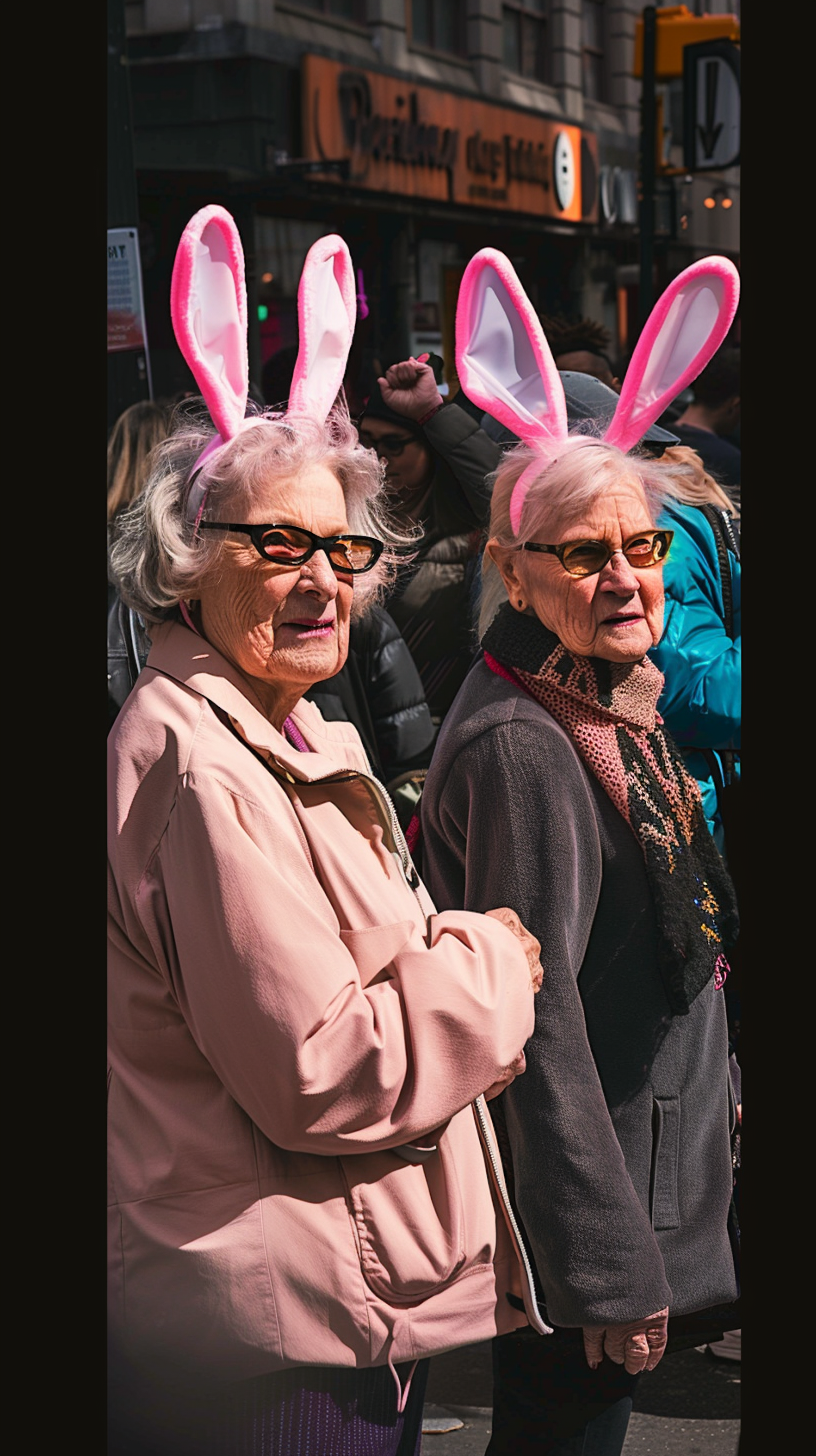 Elderly Friends Celebrating at a Festive Gathering