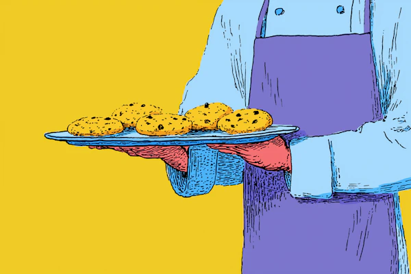 Chef with Cookies