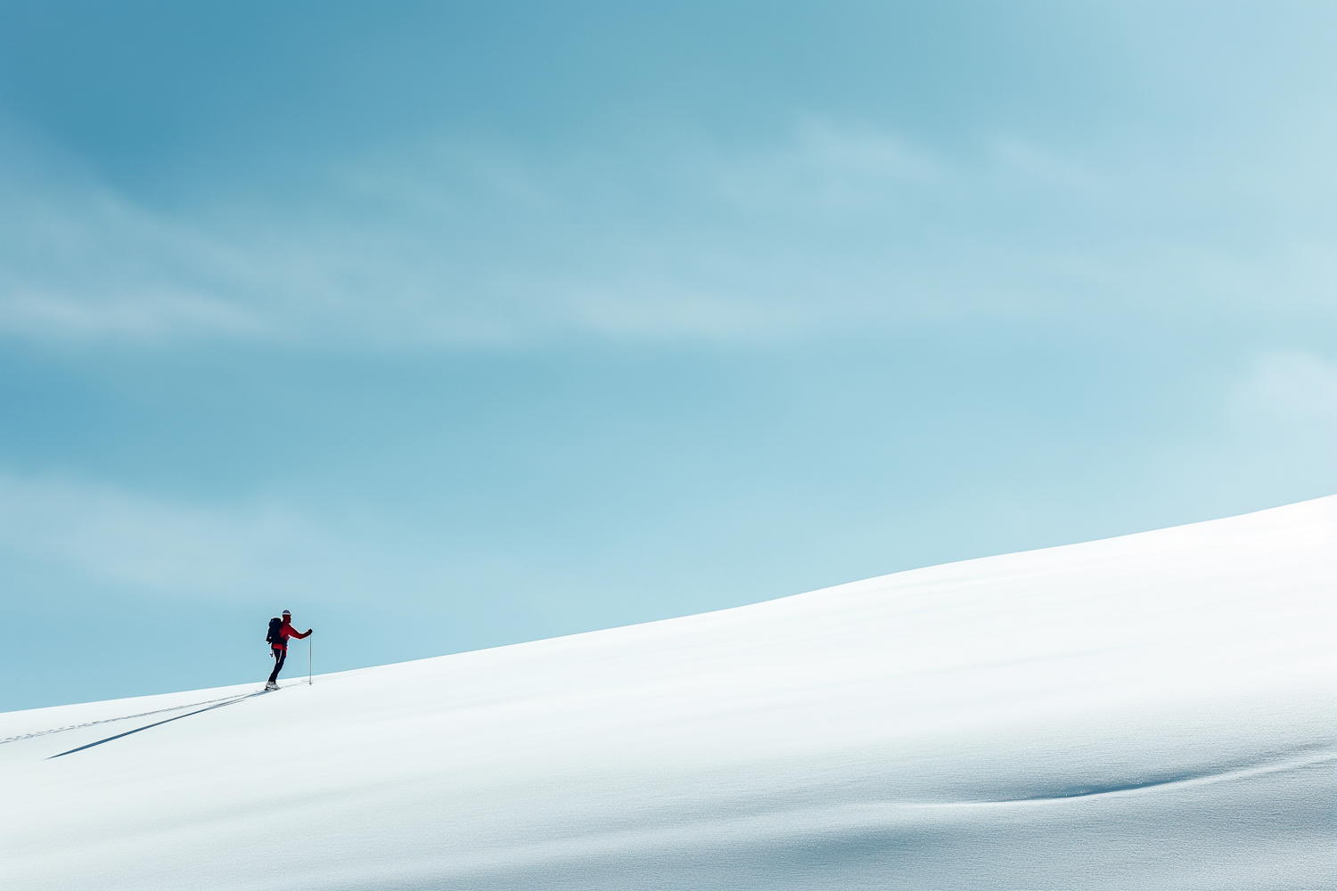 Solitude in Winter's Expanse