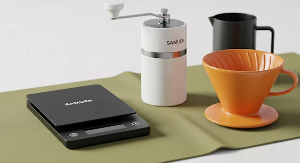 Coffee Brewing Setup